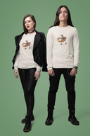 Gans Longsleeve Vegan Bio-Baumwolle Off White Couple