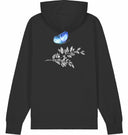 blauer Schmetterling - Hoodie - JulesClothing FAVes - 41513_38834 - Hoodie