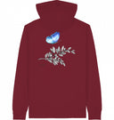 blauer Schmetterling - Hoodiejacke - JulesClothing FAVes - 41511_45334 - Hoodiejacke