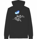blauer Schmetterling - Hoodiejacke - JulesClothing FAVes - 41511_45310 - Hoodiejacke