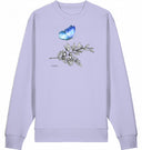 blauer Schmetterling - Sweatshirt - JulesClothing FAVes - 41514_38046 - Sweatshirt