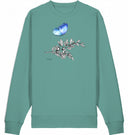 blauer Schmetterling - Sweatshirt - JulesClothing FAVes - 41514_38099 - Sweatshirt