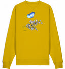 blauer Schmetterling - Sweatshirt - JulesClothing FAVes - 41514_38029 - Sweatshirt