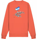 blauer Schmetterling - Sweatshirt - JulesClothing FAVes - 41514_38091 - Sweatshirt