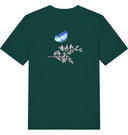 blauer Schmetterling - T-Shirt mit kurzem Arm - JulesClothing FAVes - 41512_39334 - T-Shirt