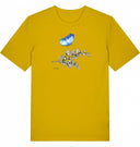 blauer Schmetterling - T-Shirt mit kurzem Arm - JulesClothing FAVes - 41512_39362 - T-Shirt