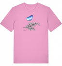 blauer Schmetterling - T-Shirt mit kurzem Arm - JulesClothing FAVes - 41512_39438 - T-Shirt