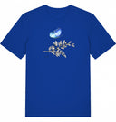 blauer Schmetterling - T-Shirt mit kurzem Arm - JulesClothing FAVes - 41512_39340 - T-Shirt