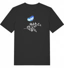 blauer Schmetterling - T-Shirt mit kurzem Arm - JulesClothing FAVes - 41512_39401 - T-Shirt