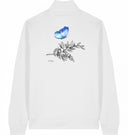 Blauer Schmetterling - Zip Sweater - JulesClothing FAVes - 45100_45922 - Shirt