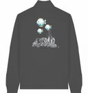 bunte Fische - Sweater mit Reißverschluss - JulesClothing FAVes - 41461_45970 - Sweater mit Zipper