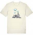 Bunte Fische T-Shirt Vegan Bio-Baumwolle Natural Raw Frau