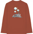 bunte Fische - T-Shirt mit langem Arm - JulesClothing FAVes - 41462_45446 - Longsleeve