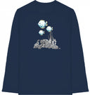 bunte Fische - T-Shirt mit langem Arm - JulesClothing FAVes - 41462_45438 - Longsleeve