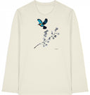 Eisvogel Longsleeve Vegan Bio-Baumwolle Off White Couple