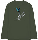 Eisvogel - T-Shirt mit langem Arm - JulesClothing FAVes - 41494_45422 - Longsleeve