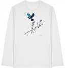 Eisvogel - T-Shirt mit langem Arm - JulesClothing FAVes - 41494_45358 - Longsleeve