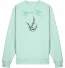 Fischschwarm| Sweatshirt | Vegan | Bio-Baumwolle | Natural Raw | Frau