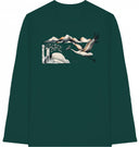 Flug - T-Shirt mit langem Arm - JulesClothing FAVes - 39897_45384 - Longsleeve