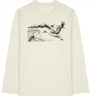 Flug - T-Shirt mit langem Arm - JulesClothing FAVes - 39897_45392 - Longsleeve