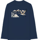 Flug - T-Shirt mit langem Arm - JulesClothing FAVes - 39897_45440 - Longsleeve