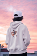 Gans Hoodie Vegan Bio-Baumwolle Natural Raw Mann