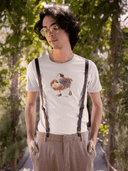 Gans T-Shirt Vegan Bio-Baumwolle Natural Raw Mann