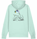 Gestreifter Fisch | Hoodie | Vegan | Bio-Baumwolle | Natural Raw | Frau