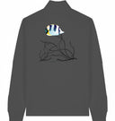 gestreifter Fisch - Sweater mit Reißverschluss - JulesClothing FAVes - 41477_45970 - Sweater mit Zipper