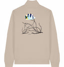 gestreifter Fisch - Sweater mit Reißverschluss - JulesClothing FAVes - 41477_45932 - Sweater mit Zipper