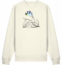 Gestreifter Fisch | Sweatshirt | Vegan | Bio-Baumwolle | Natural Raw | Mann