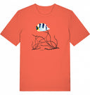 gestreifter Fisch - T-Shirt mit kurzem Arm - JulesClothing FAVes - 41480_39451 - T-Shirt
