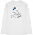 gestreifter Fisch - T-Shirt mit langem Arm - JulesClothing FAVes - 41478_45358 - Longsleeve