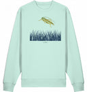 Grashüpfer Sweatshirt Vegan Bio-Baumwolle Natural Raw Frau