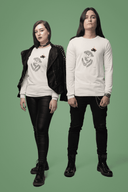 Hummel Longsleeve Vegan Bio-Baumwolle Off White Couple