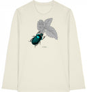 Käfer Longsleeve Vegan Bio-Baumwolle Off White Couple