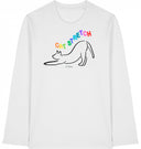 Katzen - Cat Stretch - Longsleeve - JulesClothing FAVes - 41380_45358 - Shirt