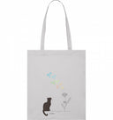 Katzen - Cat with Löwenzahn - JulesClothing FAVes - 41337_25120 - Stoffbeutel