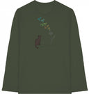 Katzen - Cat with Löwenzahn - Longsleeve - JulesClothing FAVes - 41331_45422 - Shirt