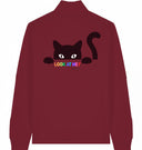 Katzen - Look at me - Sweater mit Zipper - JulesClothing FAVes - 41387_45950 - Shirt