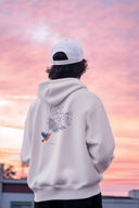 Kolibri Hoodie Vegan Bio-Baumwolle Natural Raw Mann