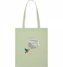 Kolibri Stoffbeutel Vegan Bio-Baumwolle Stem Green Frau