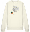 Kolibri Sweatshirt Vegan Bio-Baumwolle Natural Raw Mann