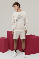 Kolibri Sweatshirt Vegan Bio-Baumwolle Natural Raw Mann