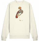 Kranich Sweatshirt Vegan Bio-Baumwolle Natural Raw Mann