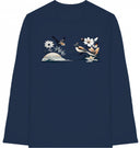 Leichtigkeit - T-Shirt mit langem Arm - JulesClothing FAVes - 39890_45440 - Longsleeve