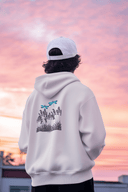 Libellen Hoodie Vegan Bio-Baumwolle Natural Raw Mann