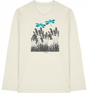 Libellen Longsleeve Vegan Bio-Baumwolle Off White Couple