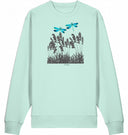 Libellen Sweatshirt Vegan Bio-Baumwolle Natural Raw Frau