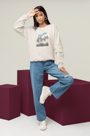 Libellen Sweatshirt Vegan Bio-Baumwolle Natural Raw Frau